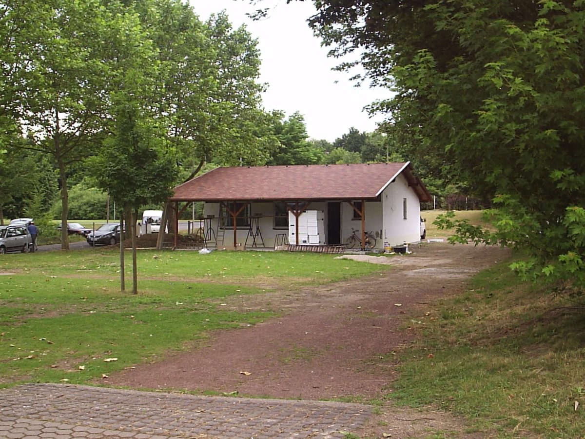 Vereinsheim Bimsstrasse im Bau